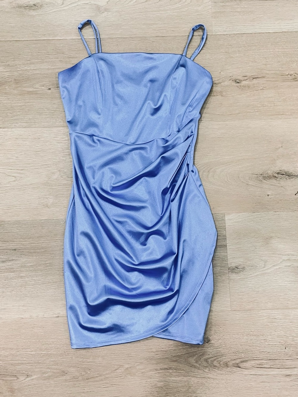 Honey and Rosie Dusty Blue Hoco/Homecoming dress